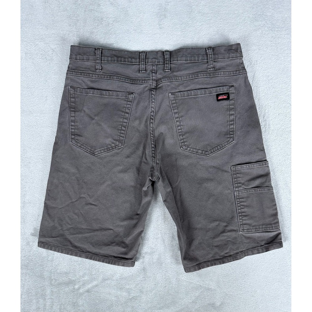 Dickies Denim Shorts Men's Size 34" Waist Regular Fit Grey Utility Carpenter - Picture 7 of 12